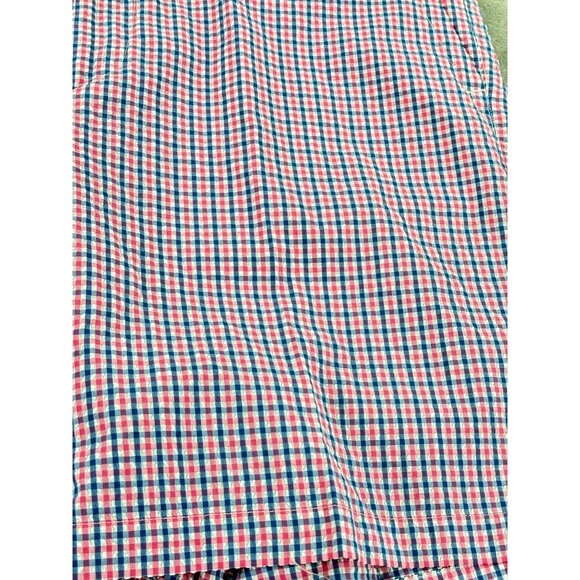 Peter Millar Crown Sport Mens Checkered Shorts Size 38 Chino - Picture 3 of 8